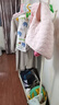 喻品衣架落地卧室挂衣帽架客厅单杆可移动晾衣收纳架子MJ13奶白100 实拍图