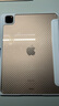 可乐猪22/21/20款苹果iPad Pro11后膜iPad Pro12.9碳纤维背膜透明贴纸磨砂防指纹抗手汗防刮滑平板保护膜 磨砂半透明【碳纤维后膜】3片装 2022/21/20年 iPad Pro 实拍图