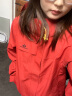 拓路者朱雀冲锋衣女三合一硬壳春秋防风防水保暖外套通勤户外旅行夹克 朱雀红-单冲无内胆 2XL 实拍图