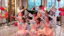 九能汉服女童夏季中国风儿童连衣裙古风公主裙古装民族出演服裙子 星空粉送披巾 130 实拍图