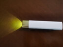 微笑鲨 强光手电筒小型led远射可充电宝迷你便携亮家用户外防水 白金色新款【带侧灯】 实拍图