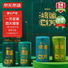 京东京造 鸿运四方四大绿茶500g罐装碧螺春毛尖茉莉花茶 茶叶自己喝 送礼 实拍图