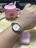 聚利时(julius)手表女时尚复古钢化玻璃镜面韩版潮流ins风石英防水学生女士手表JA-750 复古咖 实拍图