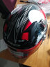 LS2摩托车头盔男女全盔四季赛车防雾3C跑盔卡丁车四季安全帽FF358 本田红狼图腾(赠防雾贴+头套) L(建议55-56头围） 实拍图