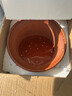 斗途园艺 紫砂花盆 红陶土梅花盆 兰花盆 盆景花盆  粗陶瓷花盆 带托盘 口径36cm(带托盘) 大 实拍图