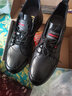 戈耐（GENAI）休闲皮鞋男士内增高鞋透气商务运动真皮春秋季男鞋子中年防滑皮鞋 黑色 6cm内增高 真皮 四季款 43 实拍图