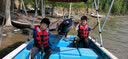 泳速 专业儿童救生衣 游泳衣（3-12岁适用）马甲 水上娱乐助泳衣带插 3-12岁浅蓝色 均码 实拍图