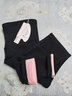 米度丽孕妇裤秋冬外穿打底裤加绒加厚棉裤可调节托腹长裤春秋外穿秋冬 1条装-活性黑 M码 实拍图