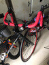 EG7弯把破风公路山地车自行车成人超轻26寸变速死飞单车男女学生 顶配40刀-黑红色 实拍图