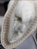 赫僮帽子男士冬天加绒毛线帽保暖防风线帽针织帽男潮男生棉帽男款冬季冷帽女护耳加绒 米色+混色 有弹性都可以带 实拍图