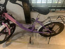 永久儿童自行车6-10岁自行车学生女童公主车男孩女孩变速减震脚踏单车 三刀-粉色 减震/碟刹/镁合金轮毂 20寸-单速【适合135-155cm】 实拍图