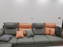 名奢公馆 高档意式极简布艺沙发客厅组合轻奢现代简约科技布沙发品牌家具 【大四位+脚踏】组合3米 【升级乳胶版】三防免洗科技布 实拍图