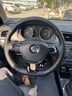 富屯全包手缝方向盘套大众专车专用碳纤维翻毛皮牛皮专车定制汽车把套 真牛皮款侧孔黑皮黑线 大众朗逸宝来帕萨特凌度速腾迈腾 实拍图