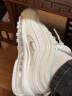 耐克男子 板鞋AIR MAX 97运动鞋 921826-101白色40码 实拍图