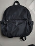 墨一双肩包男士潮流简约背包休闲运动旅行包大学生电脑书包户外登山包 小号黑色 实拍图