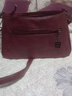 袋鼠【人气旗舰款】袋鼠中年女包妈妈包韩版简约大气斜挎包 酒红色+袋鼠手包卡包 实拍图