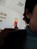 薇笑珠宝18K黄金耳钉女士彩金雪花流苏耳线短款情人节礼物送女友生日纪念 雪花耳线【18K金黄/对】 实拍图