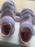 卡特兔儿童凉鞋夏季童鞋儿童学步鞋包头洞洞鞋毛毛虫运动鞋网面机能凉鞋 粉紫色 26 内长16.0cm 脚长15.0-15.5 实拍图