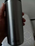 希诺（heenoor）保温杯男女士泡茶杯带滤网高档商务办公家用便携车载大容量水杯子 黑色-【304不锈钢内胆】 370ml 礼盒装（带茶隔） 实拍图