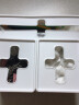 INOMATA日本进口带盖桌面收纳盒十字开口口罩存放盒抽屉分类收纳盒 白色加长款-单个装 实拍图