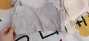莫代尔无痕内衣女夏季超薄款大胸显小聚拢无钢圈运动美背心式凉感文胸罩 【超薄冰爽 单件】银灰 XL 【115-130斤 85A 85B 85C】 实拍图