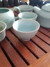 凝雅 汝窑茶杯单杯开片可养 冰裂纹汝瓷创意主人杯陶瓷品茗杯茶盏茶碗 凝雅斗笠杯一个（天青约55ml） 实拍图
