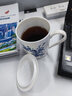 潇毅艾 景德镇陶瓷茶杯带盖家用杯喝茶杯青花瓷器办公杯子 十月寒梅 实拍图