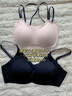 维多利亚的秘密 维密舒适果冻条软支撑无痕字母美背肩带背心内衣文胸 86S7活力粉-交叉美背肩带 L /XL 实拍图