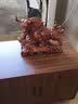 吉善缘《运势如虹》金牛摆件 12生肖牛工艺客厅办公室装饰店铺开业礼品 16寸运势如虹（木纹色）普通包装 实拍图