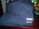 JEEP SPIRIT卫衣男春秋新品男士大码纯色长袖圆领T恤运动休闲时尚棉质 春秋款 深蓝 6501 5XL （建议195-210斤） 实拍图