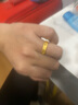周生生 黄金戒指六字大明咒镂空金戒指 文化祝福情侣结婚对戒83215R计价 16圈 - 2.91克(含工费280元) 实拍图