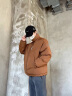 沙五 棉服男冬季美式复古棉衣男2022年新款加厚面包服日式情侣外套 蓝色 XL（125-140斤）优先发货 晒单实拍图