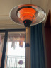 雷仕德朗（ROSTDL）伞型取暖器碳纤维电暖器客厅家用餐厅酒店大堂户外取暖烤火炉室外取暖炉大型 2100w 立式升降遥控版/银色 实拍图