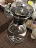 NAPPA 手工雕刻 凉水壶冷水壶玻璃水壶双层水杯茶杯饮料杯子咖啡杯套装 【星星】锥形壶 单壶 1400ml 实拍图