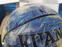 狂迷（kuangmi）星空篮球酷炫个性街球耐磨防滑花式蓝球梵高艺术7号情侣礼物蓝球 星月夜【7号成年球】 配件大礼包 实拍图