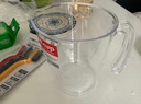 日本进口量杯量筒透明刻度计量杯厨房烘焙小工具量勺量碗计量器量米杯带手柄大塑料杯饮水杯子 1升量杯 实拍图