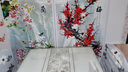 暖狮 石墨烯壁画式电热取暖器家用电暖器电暖节能省电墙暖电暖画电热板取暖画壁挂式取暖电器取暖壁画 荷荷美美 3片1500W(供暖15-16平方） 实拍图