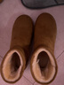 森馬（senma）潮流简约百搭保暖加绒棉鞋短筒情侣雪地靴女722435904 驼色 39码 实拍图