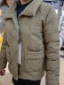 衣典零一（LEDIALYI）轻薄羽绒服女短款2023冬季女装新款中年小个子韩版白鸭绒加厚外套 卡其色 XL（推荐125-135斤） 晒单实拍图