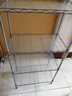 纳典置物架厨房落地家用多功能仓库客厅卧室阳台收纳多层储物架铁架子 【五层银灰色】长55x宽30x高150cm 实拍图