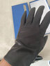 曼琪魅雅真皮手套男薄款女开车骑行短款触屏韩版简约时尚打孔透气羊皮手套 女款黑色【薄款】 S适合手掌偏小女士 实拍图