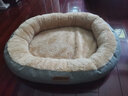 KimPets狗窝猫窝冬季保暖沙发睡觉用隧道狗床垫子宠物用品四季通用可拆洗 浅灰色-加高款深睡窝+垫子 L-60*45cm(15斤内宠物) 实拍图