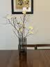 美学黑客 桃花 树枝装饰干花枝干花花束真花干枝干花客厅装饰落地干花树枝 白色单支含6朵花 长60-80厘米 实拍图