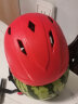 美洲狮（COUGAR） 轮滑户外儿童头盔(此头盔就是套餐上的头盔一套只有一个头盔） 红色(可调头围50~54CM 实拍图