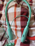 希兰德（XILANDE）无线蓝牙耳机超长续航200小时可插卡MP3颈挂脖入耳式运动跑步大电量适用于苹果华为vivo小米oppo 活泼绿蓝牙32G歌[9D＋200小时] 实拍图