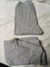 恒源祥秋衣秋裤女纯棉套装修身精梳棉内搭保暖内衣薄衬衣衬裤打底棉毛衫 浅麻灰 L (165)【建议110-120斤】 实拍图