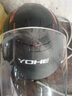 YOHE永恒电动车头盔夏季防晒透气半盔摩托车男女士通用电瓶车轻便式安全帽新国标3C认证 银色选配透明 大小可调节 实拍图