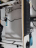 木樽床边桌可移动升降电脑桌简易学生书桌卧室宿舍家用学习简约小桌子 双层置物暖白色 80*40*(69-85)cm 实拍图