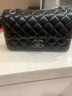 KYOJIN高端大牌轻奢女包单肩斜跨包菱格链条包七夕情人节礼物香奈小香儿 钨钢纯链条大号 实拍图
