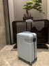 美纳途（Manato）高颜值行李箱女ins网红新款拉杆箱学生20密码箱24男旅行箱 冰蓝【磨砂款】 22英寸 【适合1-4天行程】 实拍图